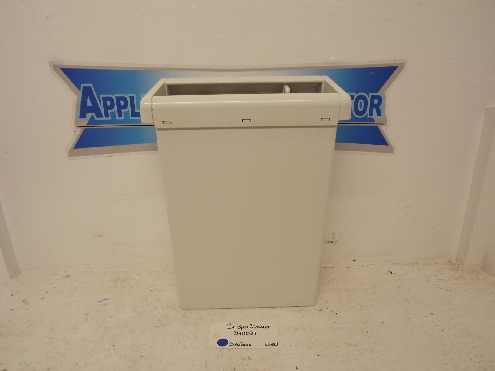 SubZero Refrigerator 3411021 Crisper Drawer Used SubZero Refrigerator 3411021 Crisper Drawer Used